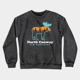 North Conway New Hampshire Moose Mountains Crewneck Sweatshirt